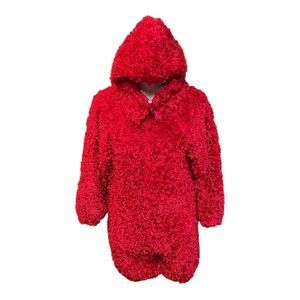 Elmo Romper Costume Red Size Medium